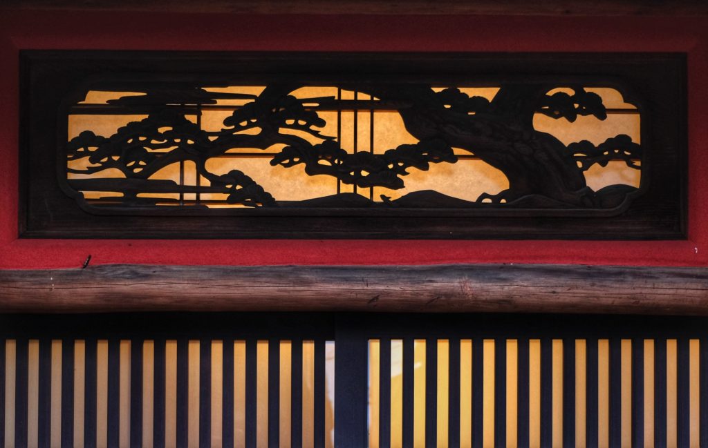 Décoration dans la maison d'une Geisha